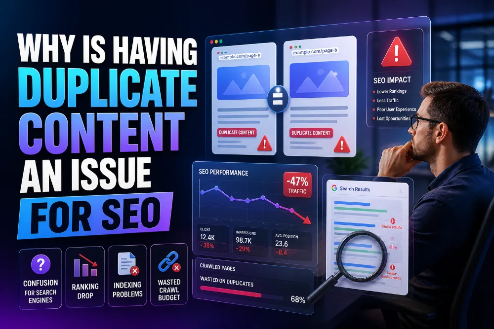why is having duplicate content an issue for seo